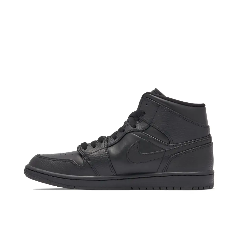 Air Jordan 1 Mid Triple Black 