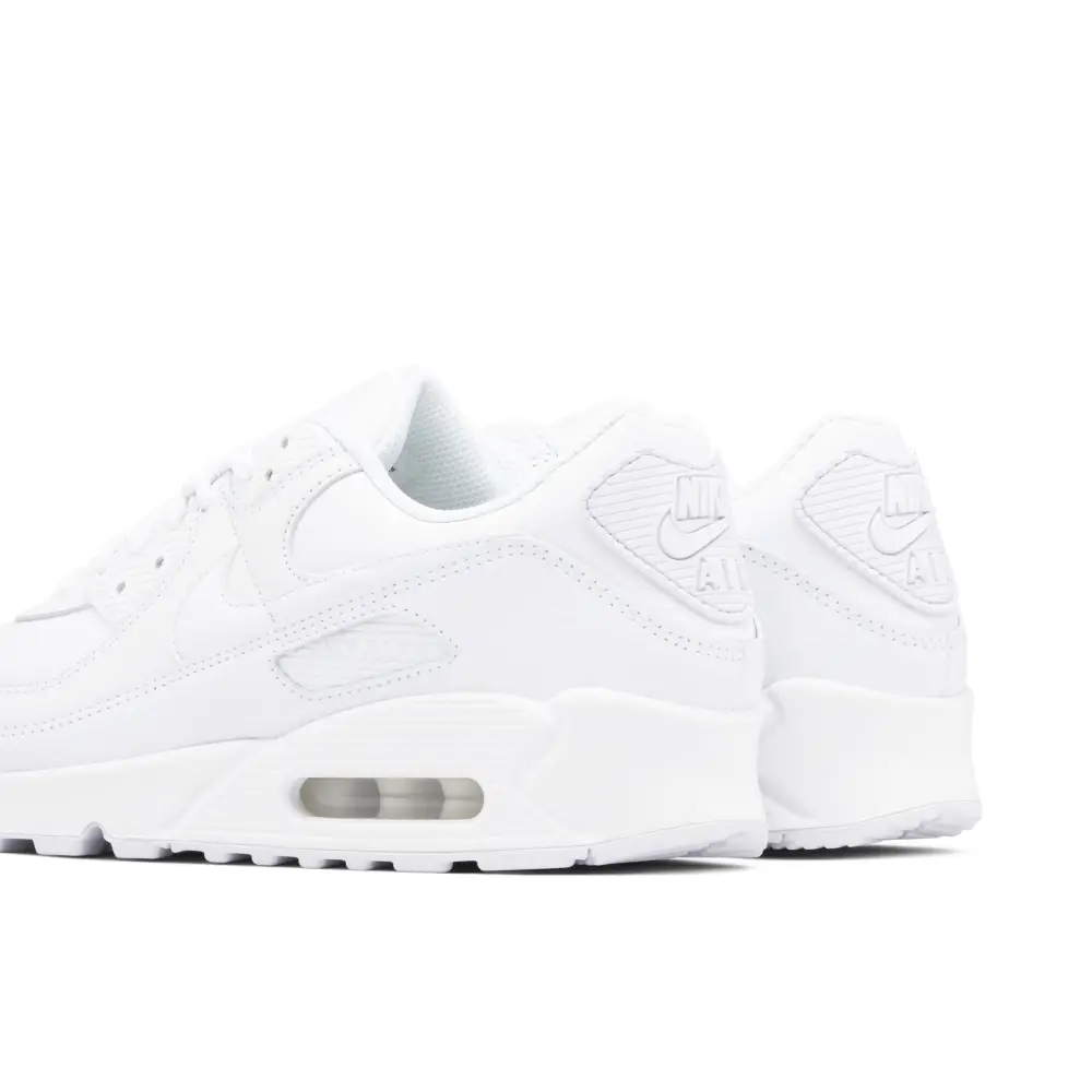 Nike Air Max 90 Triple White Leather 2020 