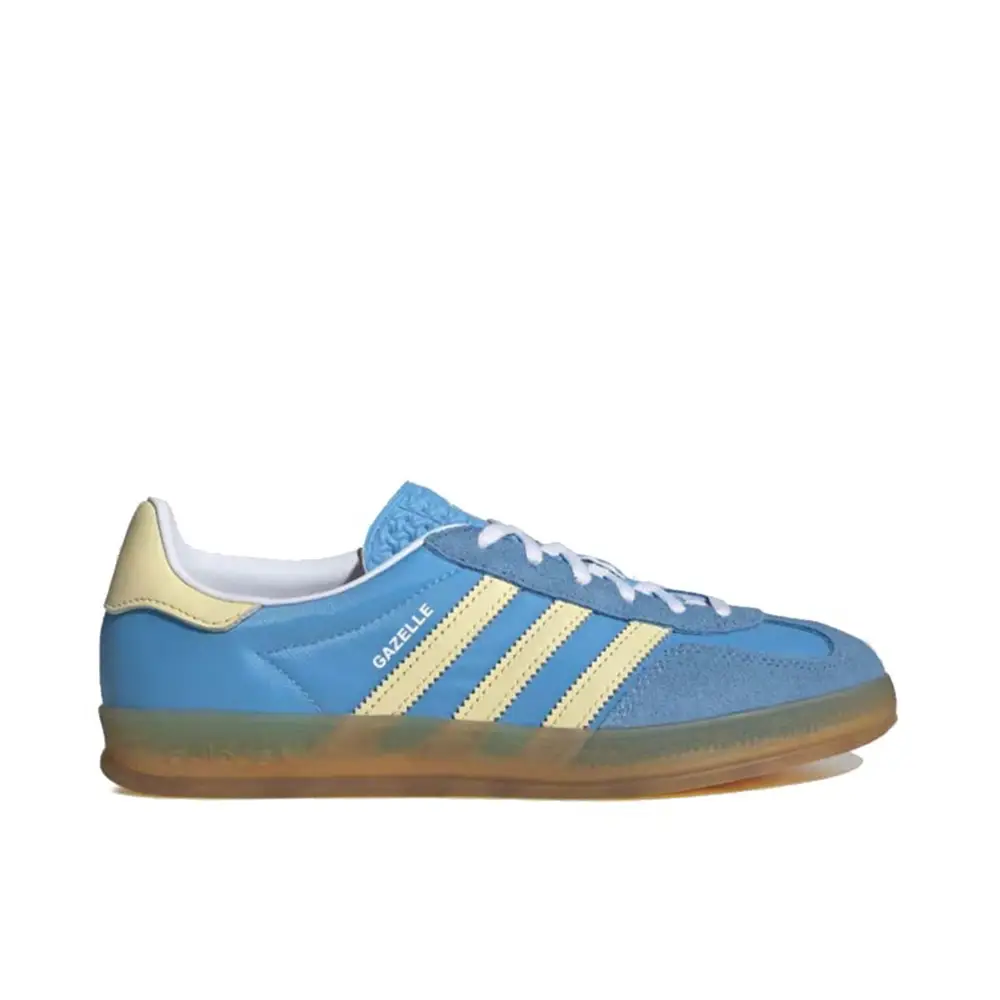 adidas Gazelle Indoor Blue Yellow Womens D813739