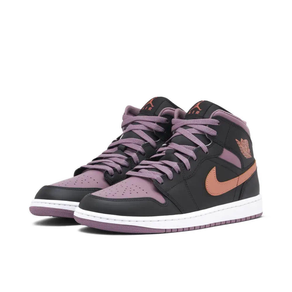 Air Jordan 1 Mid Black Sky J Mauve