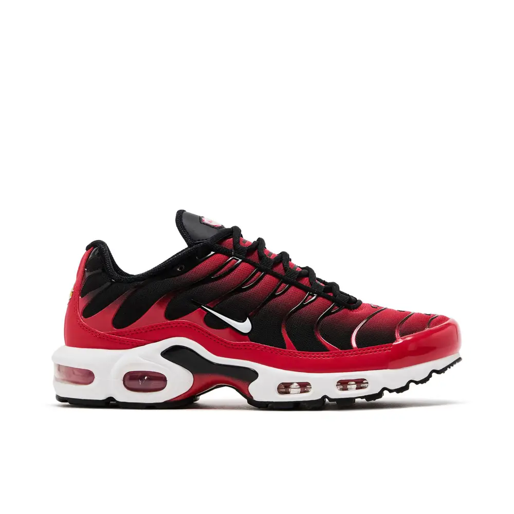 Nike Air Max Plus University Red White Black Womens 23E2683