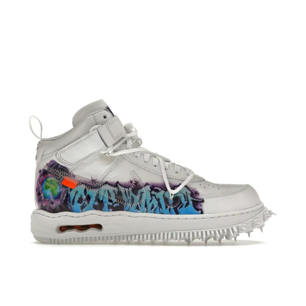 Nike Air Force 1 Mid x Off-White Graffiti White 