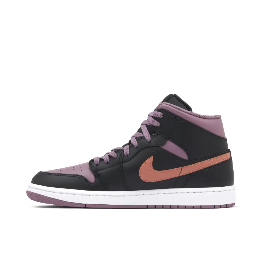 Air Jordan 1 Mid Black Sky J Mauve 