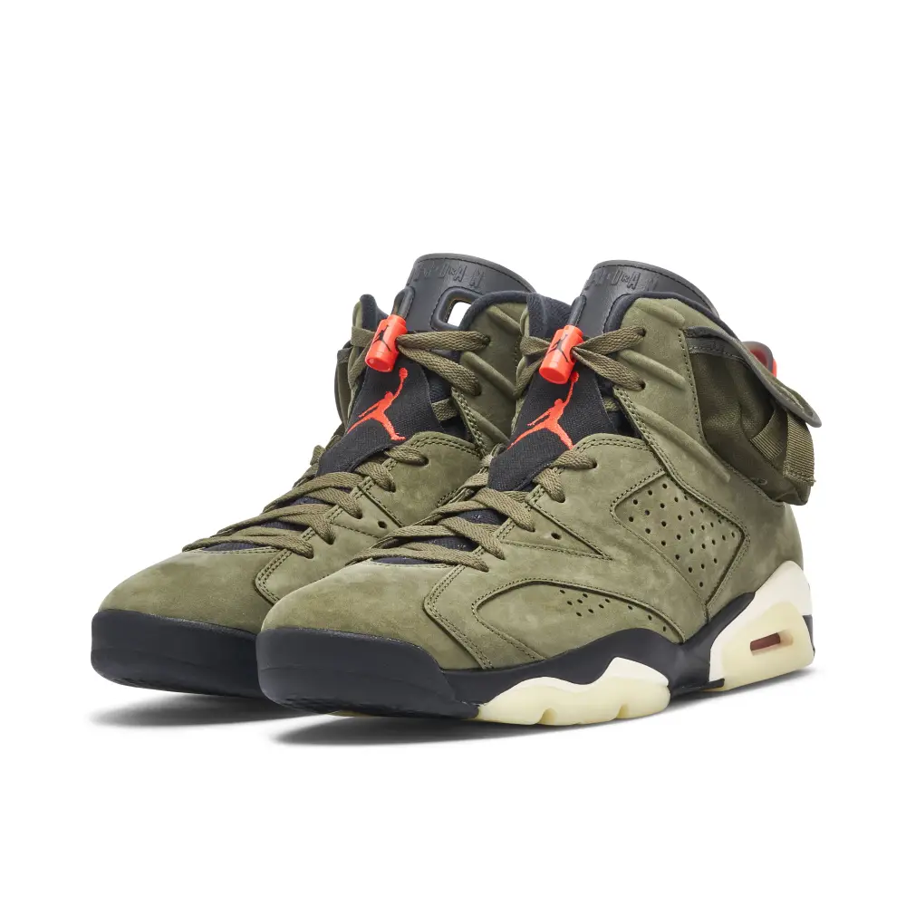 Air Jordan 6 x Travis Scott Medium Olive 