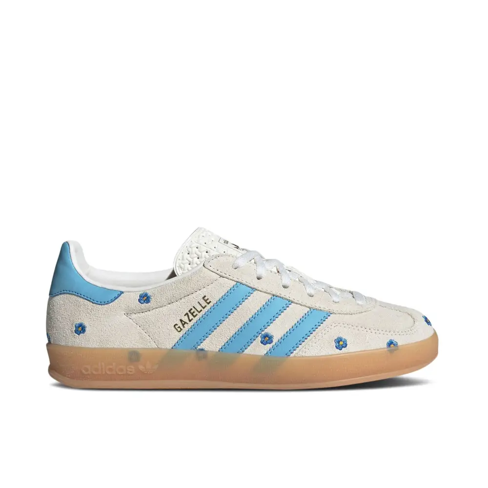 Adidas Gazelle Indoor Light Blue Floral Womens 