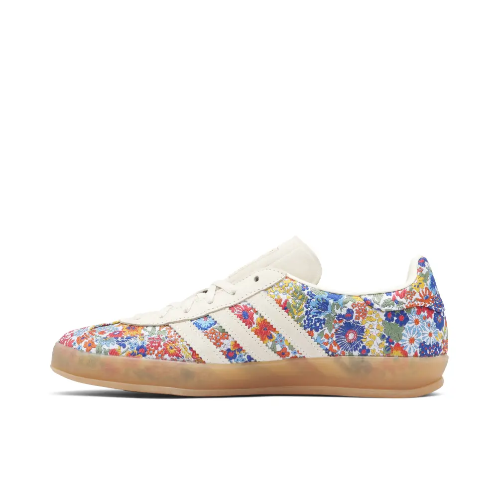 Adidas Gazelle Indoor Liberty London Floral Embroidery Womens 408463