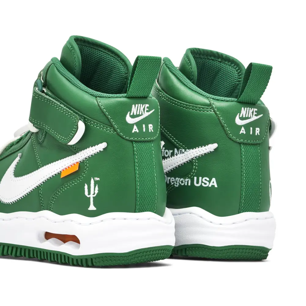 Nike Air Force 1 Mid x Off-White Pine Green 