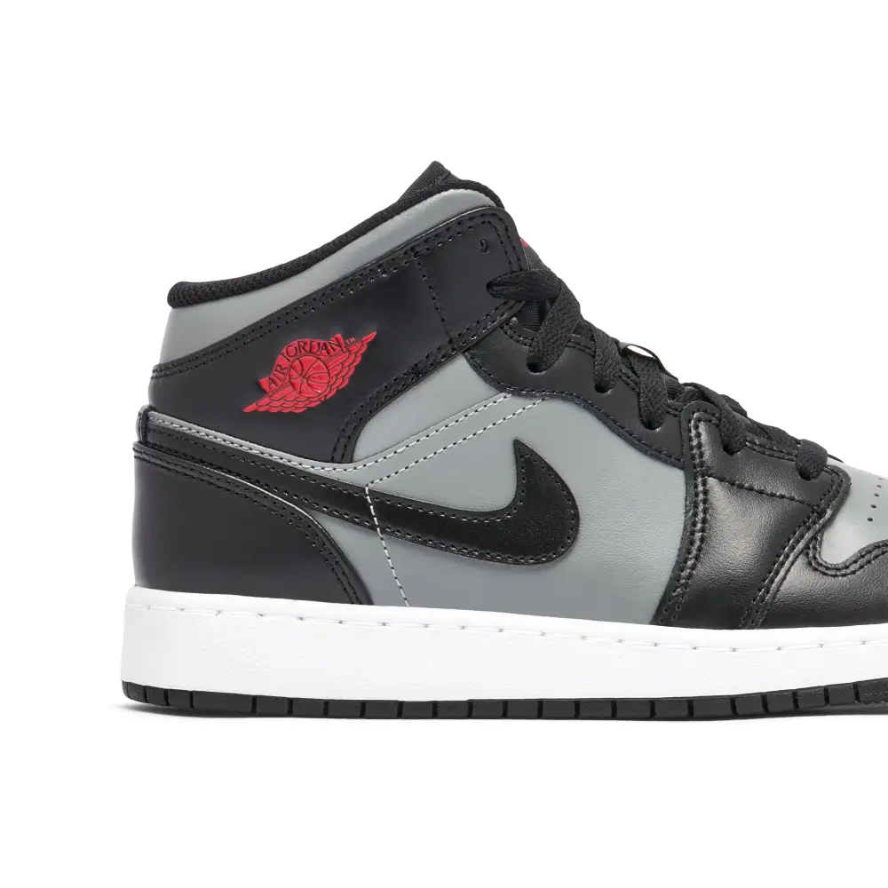 Air Jordan 1 Mid Shadow Red GS 