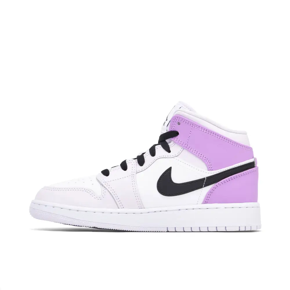 Air Jordan 1 Mid Pink Lavender GS