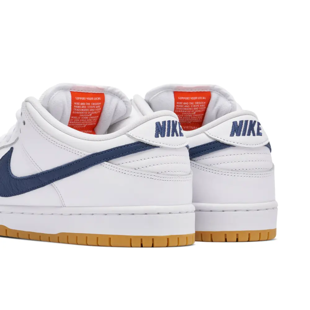 Nike SB Dunk Low Orange Label White Navy 