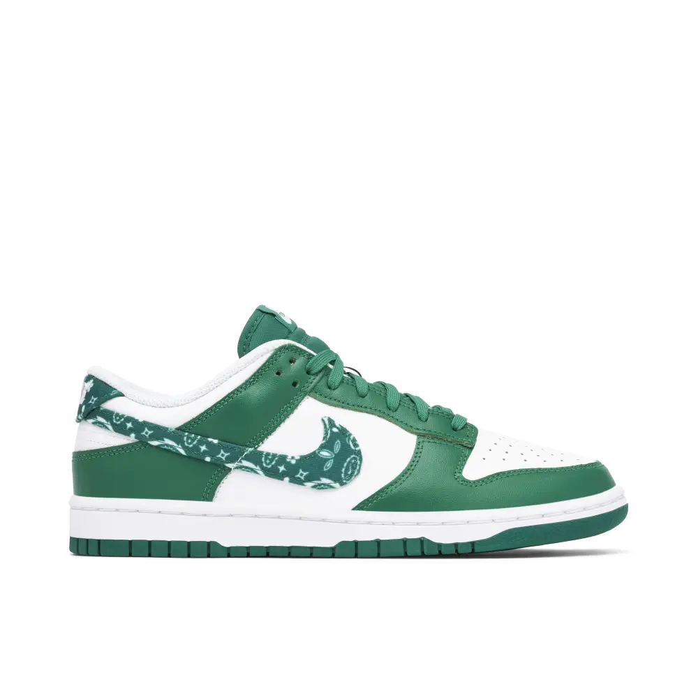 Nike Dunk Low Green Paisley Womens 988B0156