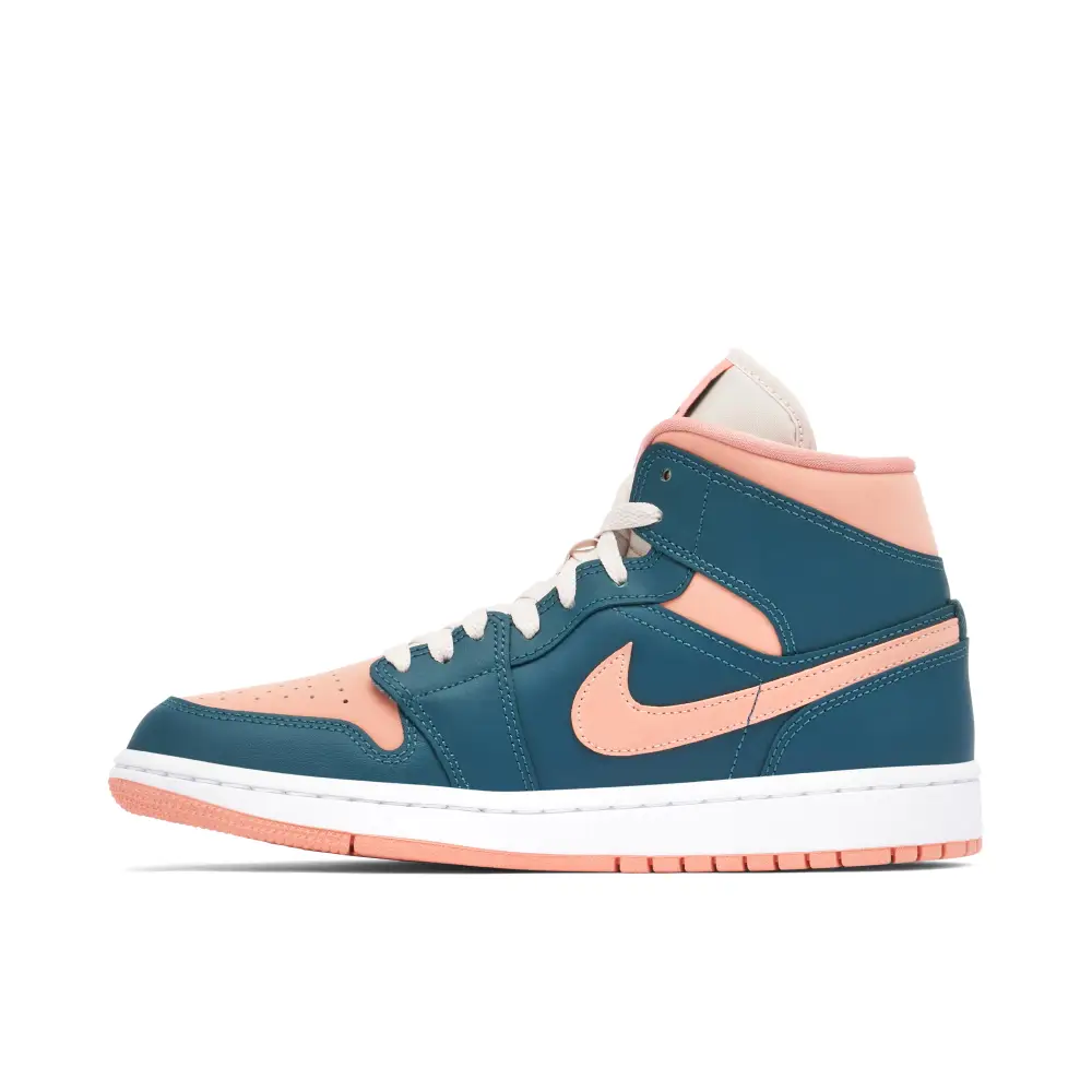 Air Jordan 1 Mid Dark Teal Green Womens 