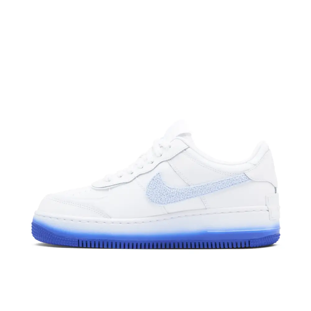 Nike Air Force 1 Shadow Chenille Swoosh Blue Tint Womens