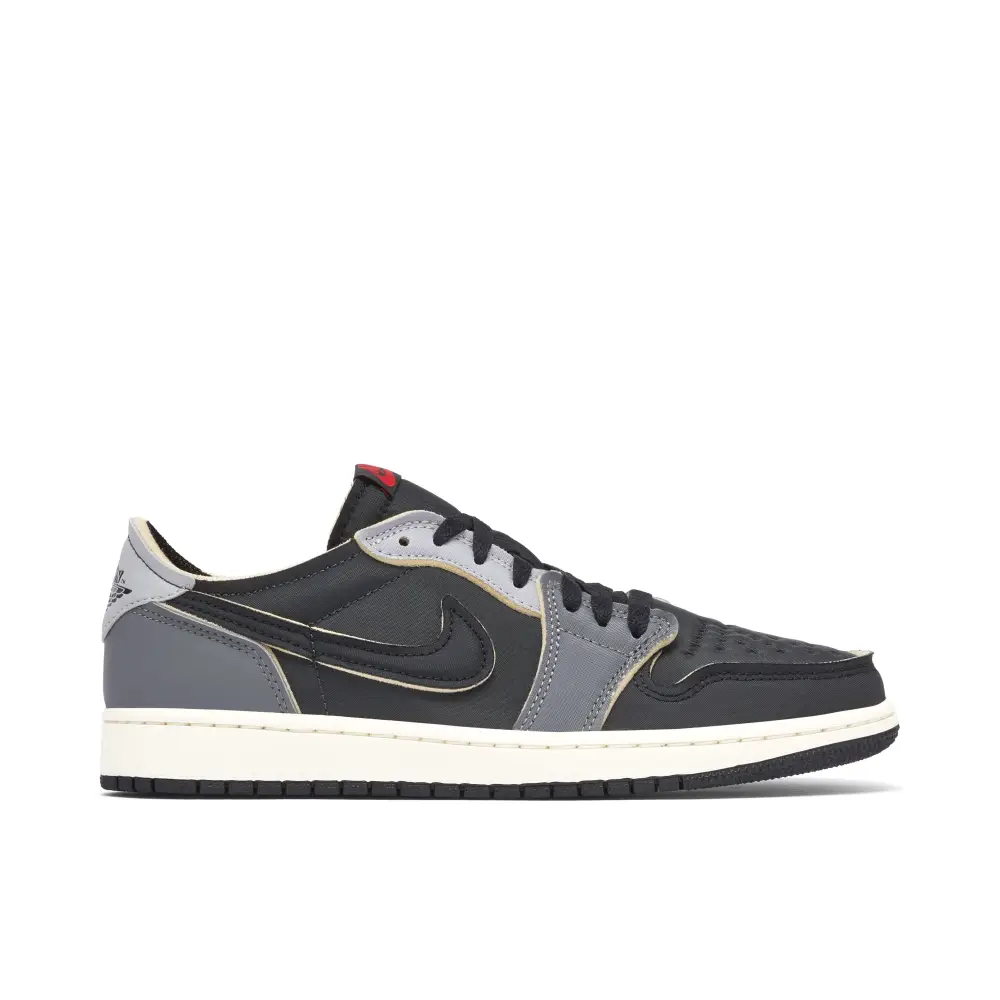 Air Jordan 1 Retro Low Ex Black Smoke Grey 