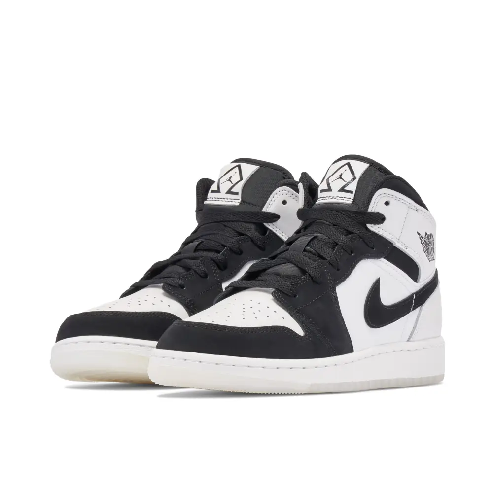 Air Jordan 1 Mid SE Diamond GS 