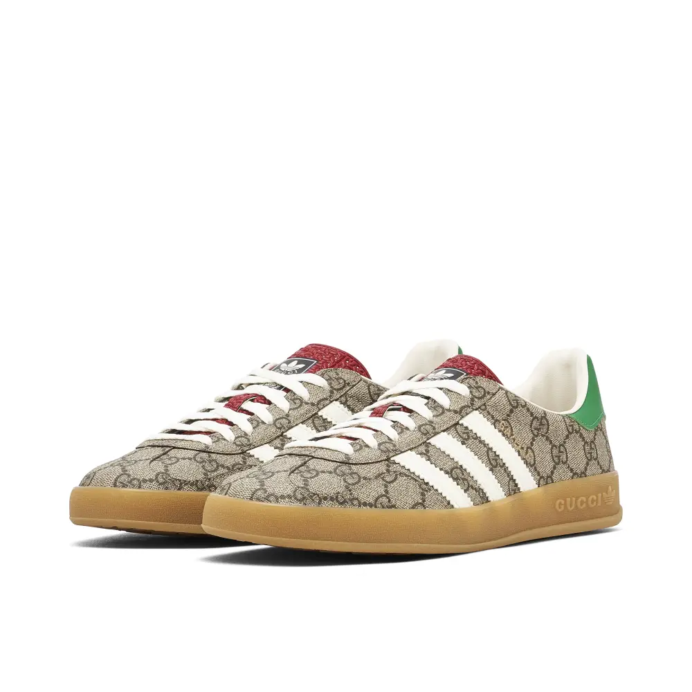 Adidas Gazelle x Gucci GG Monogram Beige 