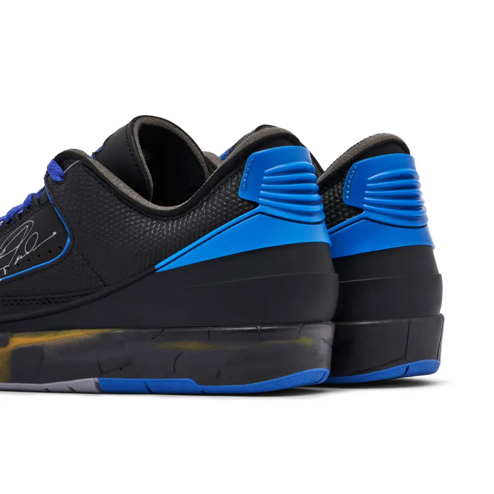 Off-White x Air Jordan 2 Low Black 