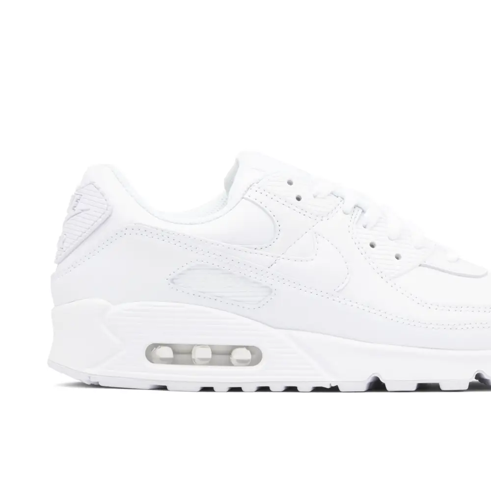 Nike Air Max 90 Triple White Leather 2020 