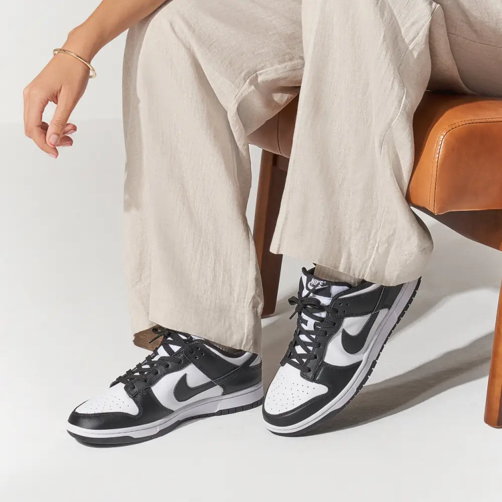 Nike Dunk Low White Black 2021 Womens 063C3499