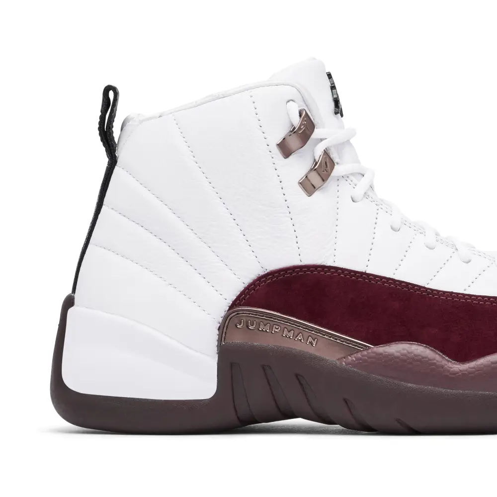 Air Jordan 12 x A Ma Maniere White Burgundy Crush
