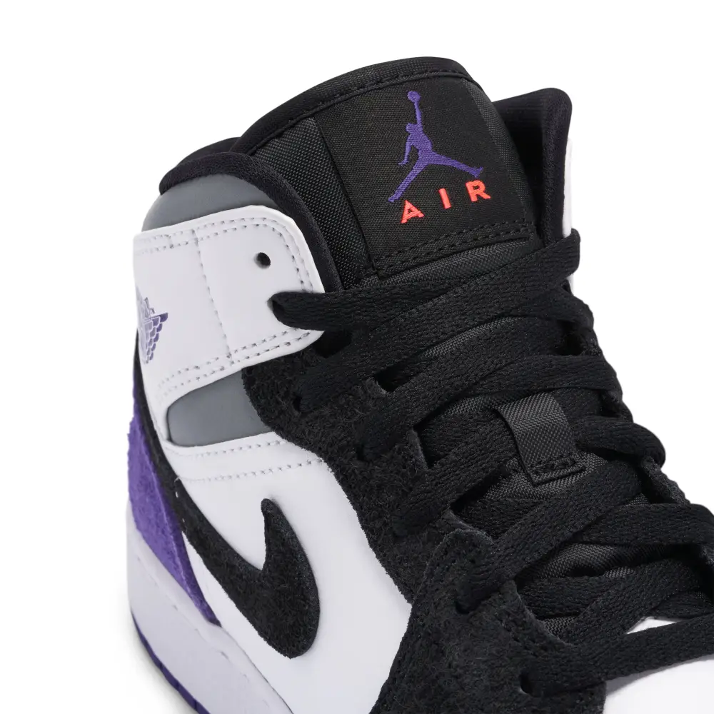Air Jordan 1 Mid SE Purple GS 