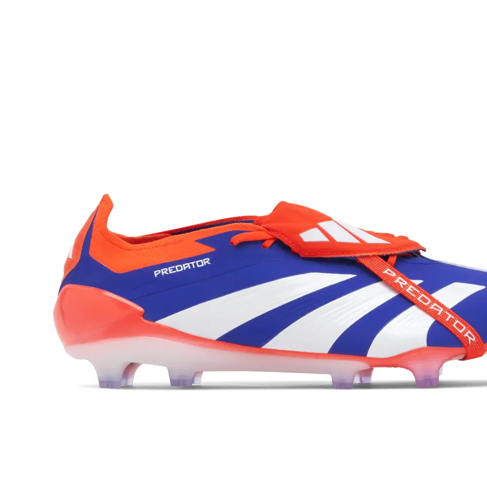 Adidas Predator Elite Foldover Tongue FG Lucid Blue Solar Red 