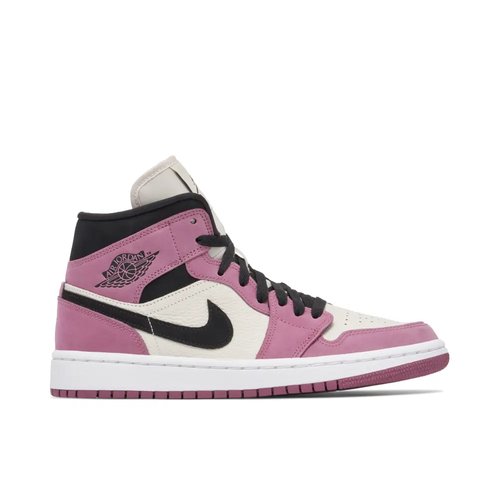 Air Jordan 1 Mid Berry Pink Womens 