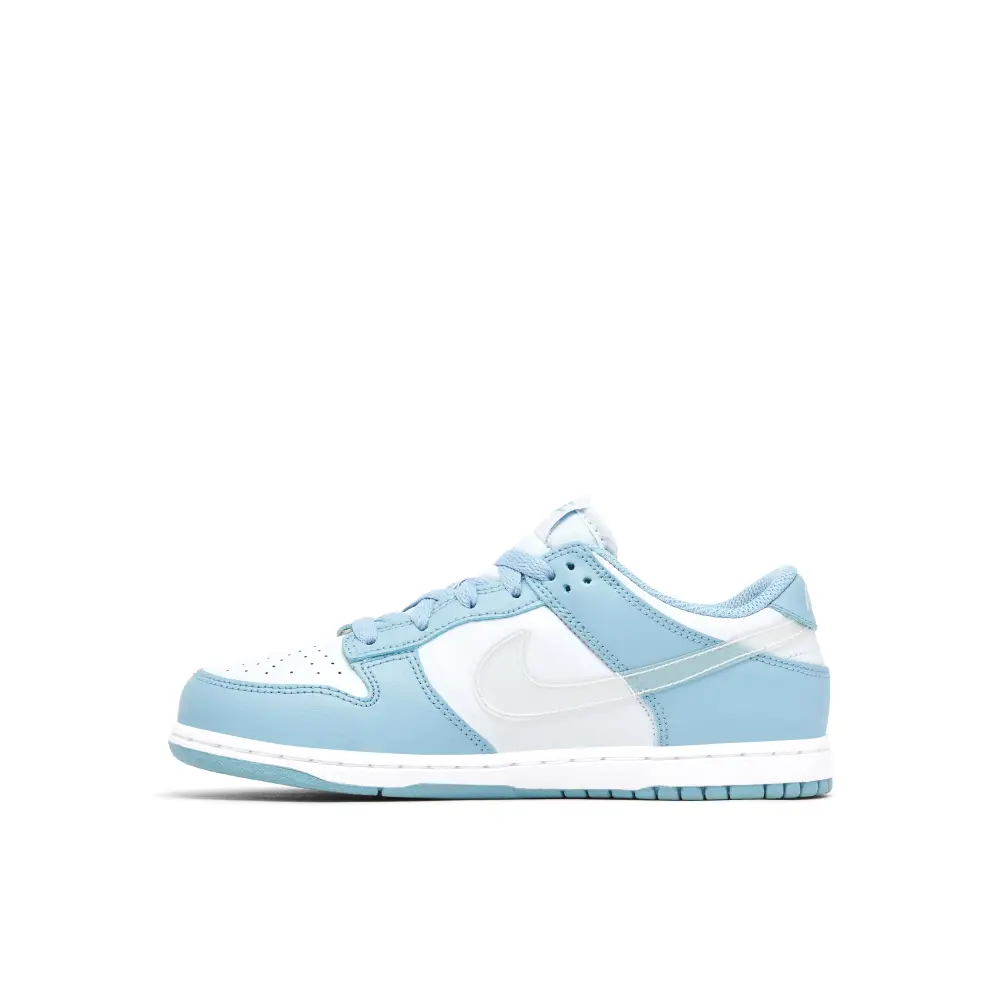 Nike Dunk Low Clear Swoosh Blue PS AC764447
