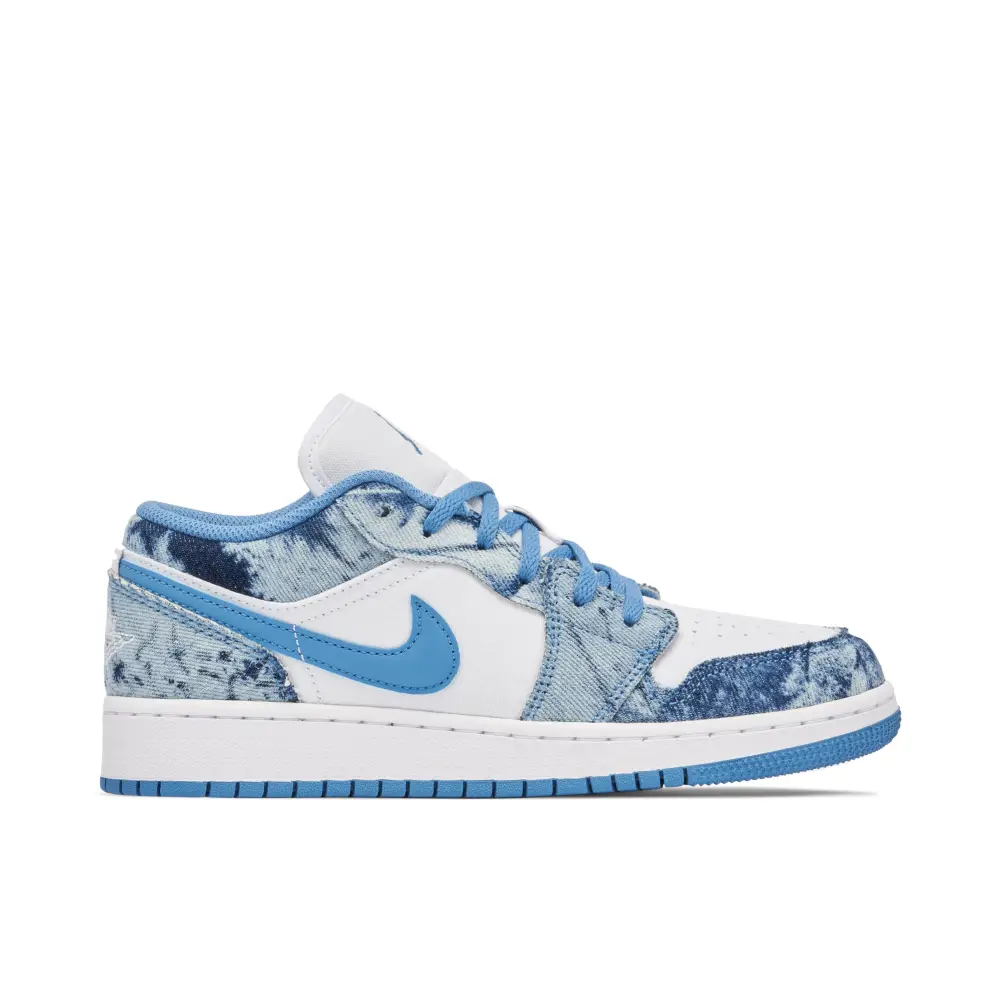 Air Jordan 1 Low Washed Denim GS 