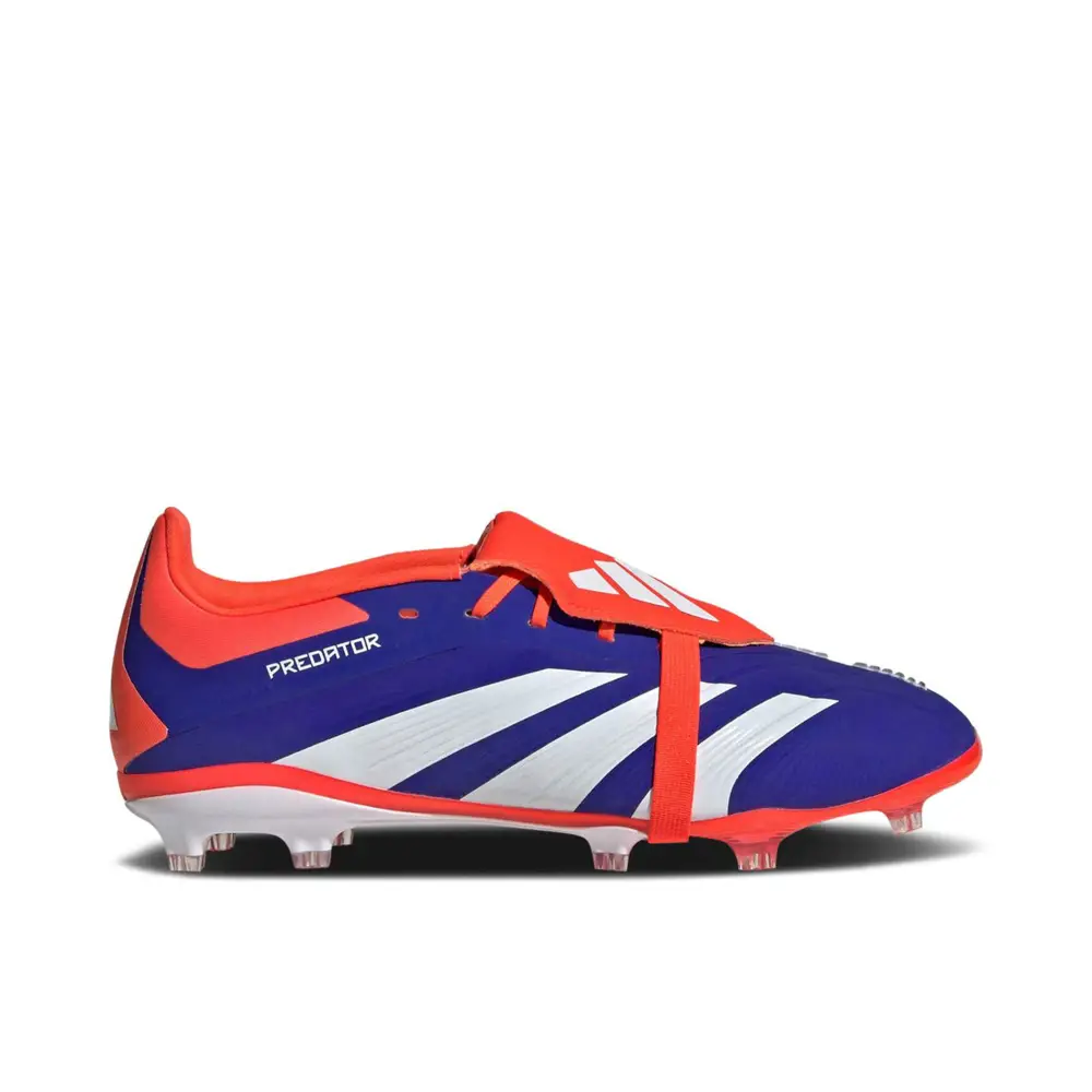 Adidas Predator Elite Foldover Tongue FG Lucid Blue Cloud White Solar Red GS 