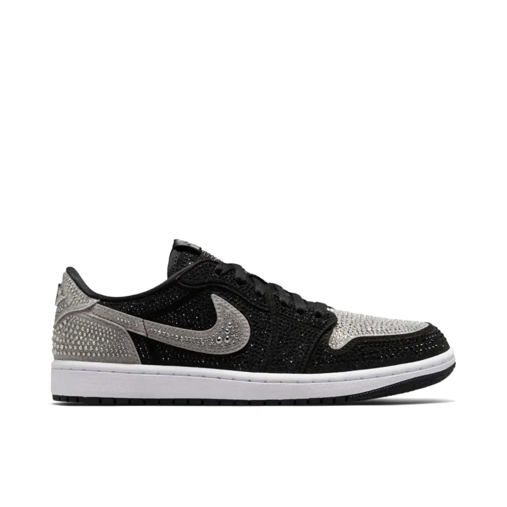 Air Jordan 1 Retro Low OG Swarovski Stealth Womens 528952870