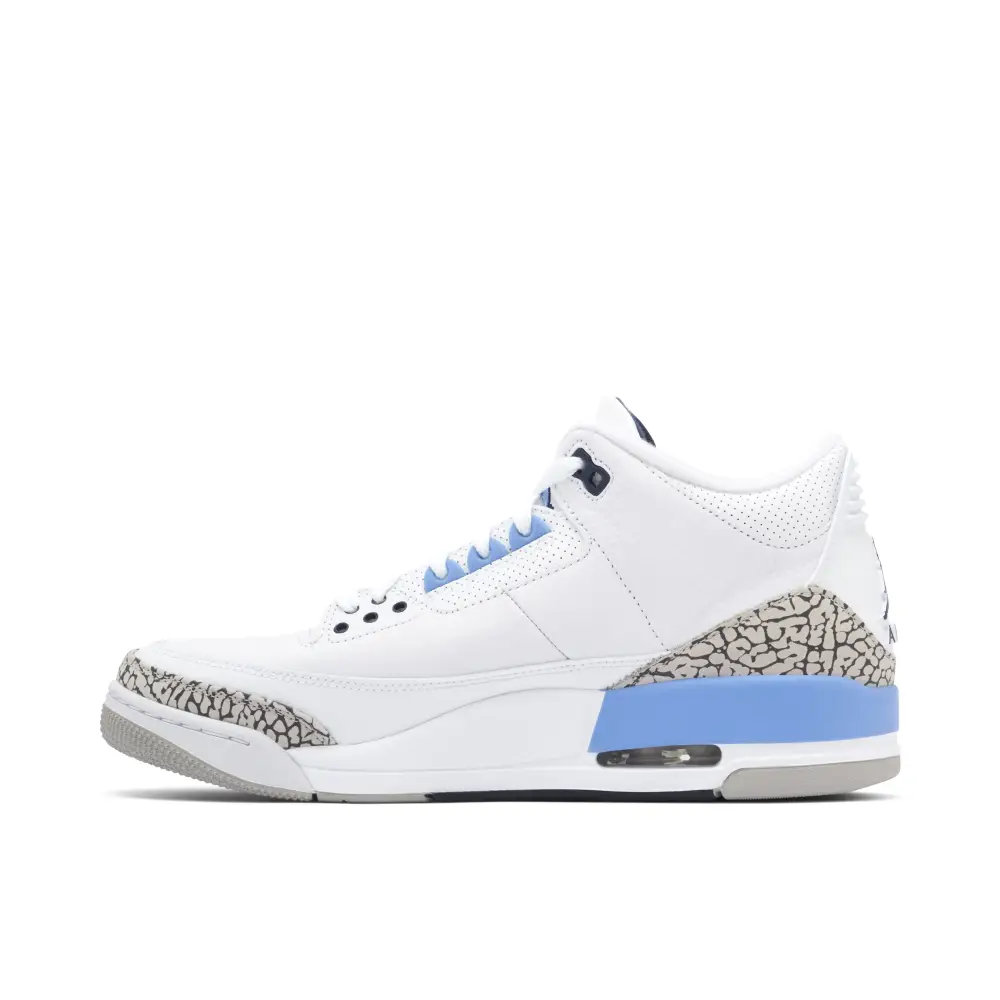 Air Jordan 3 UNC White 