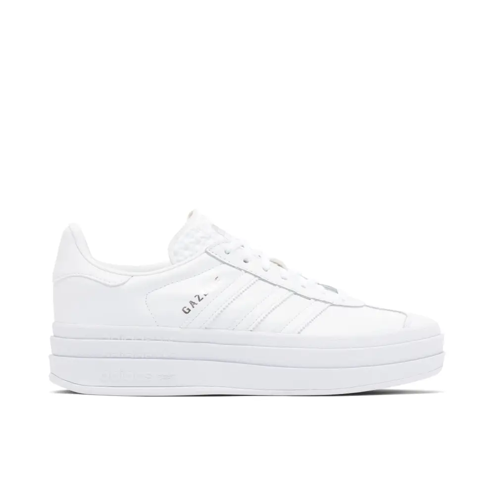 Adidas Gazelle Bold Triple White Womens 