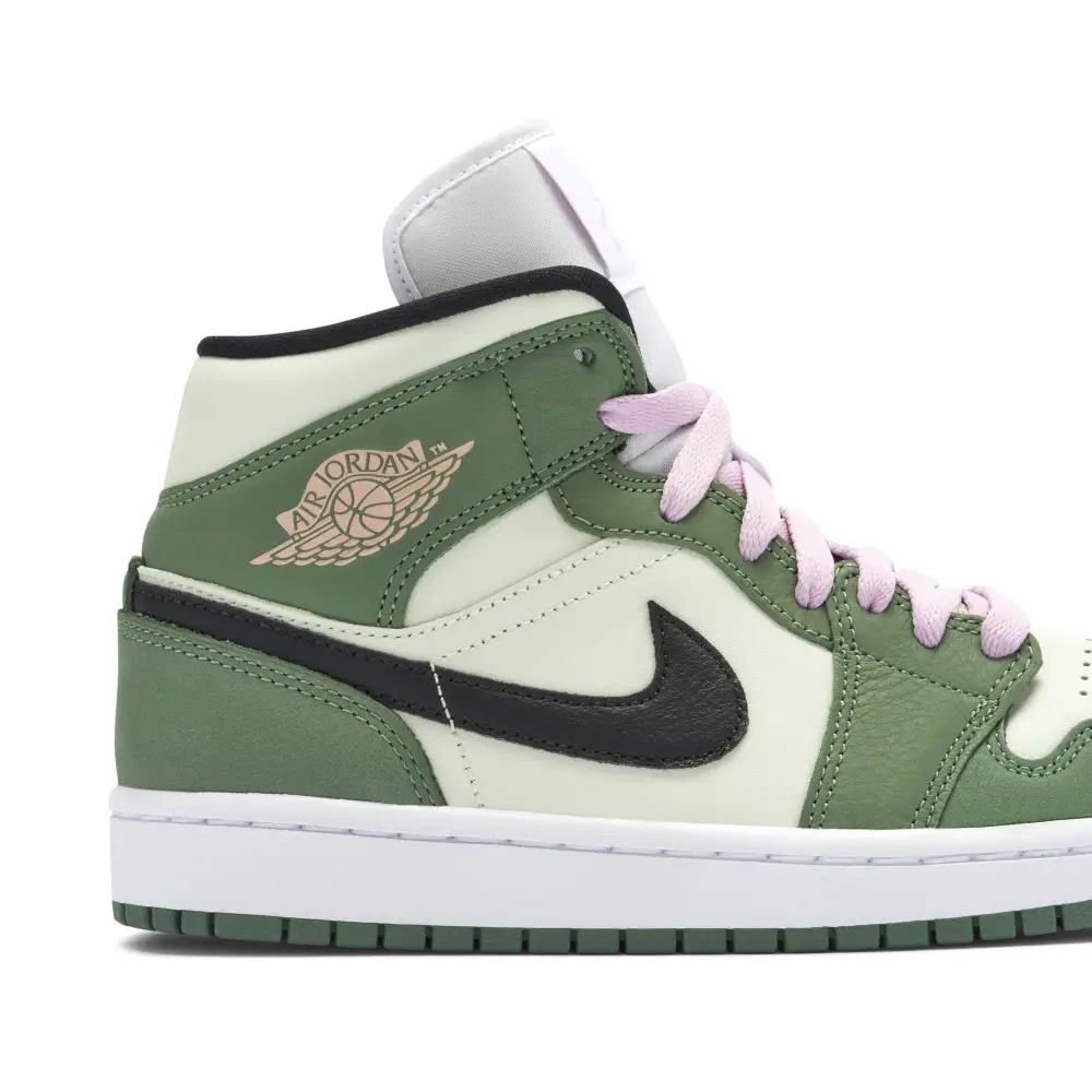 Air Jordan 1 Mid SE Dutch Green Womens 