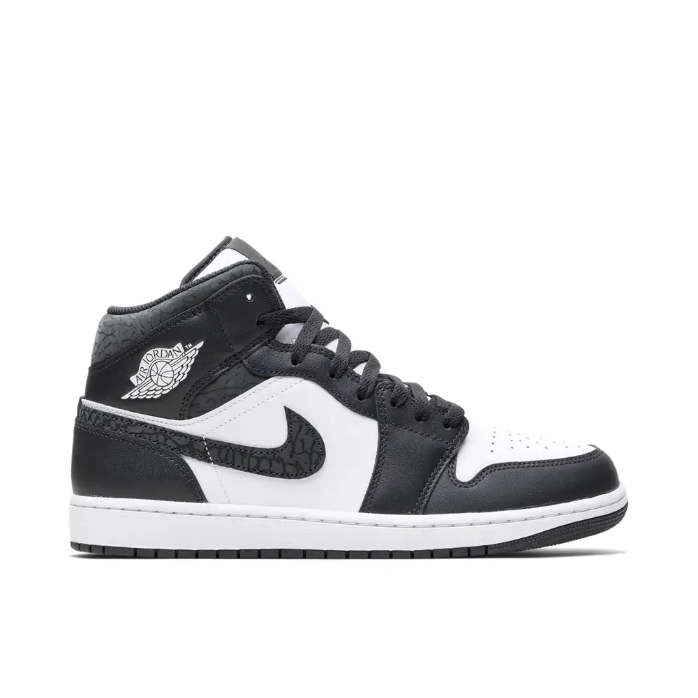 Air Jordan 1 Mid SE Panda Elephant GS 