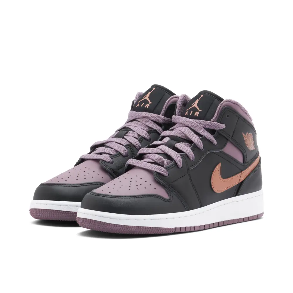 Air Jordan 1 Mid Black Sky J Mauve GS
