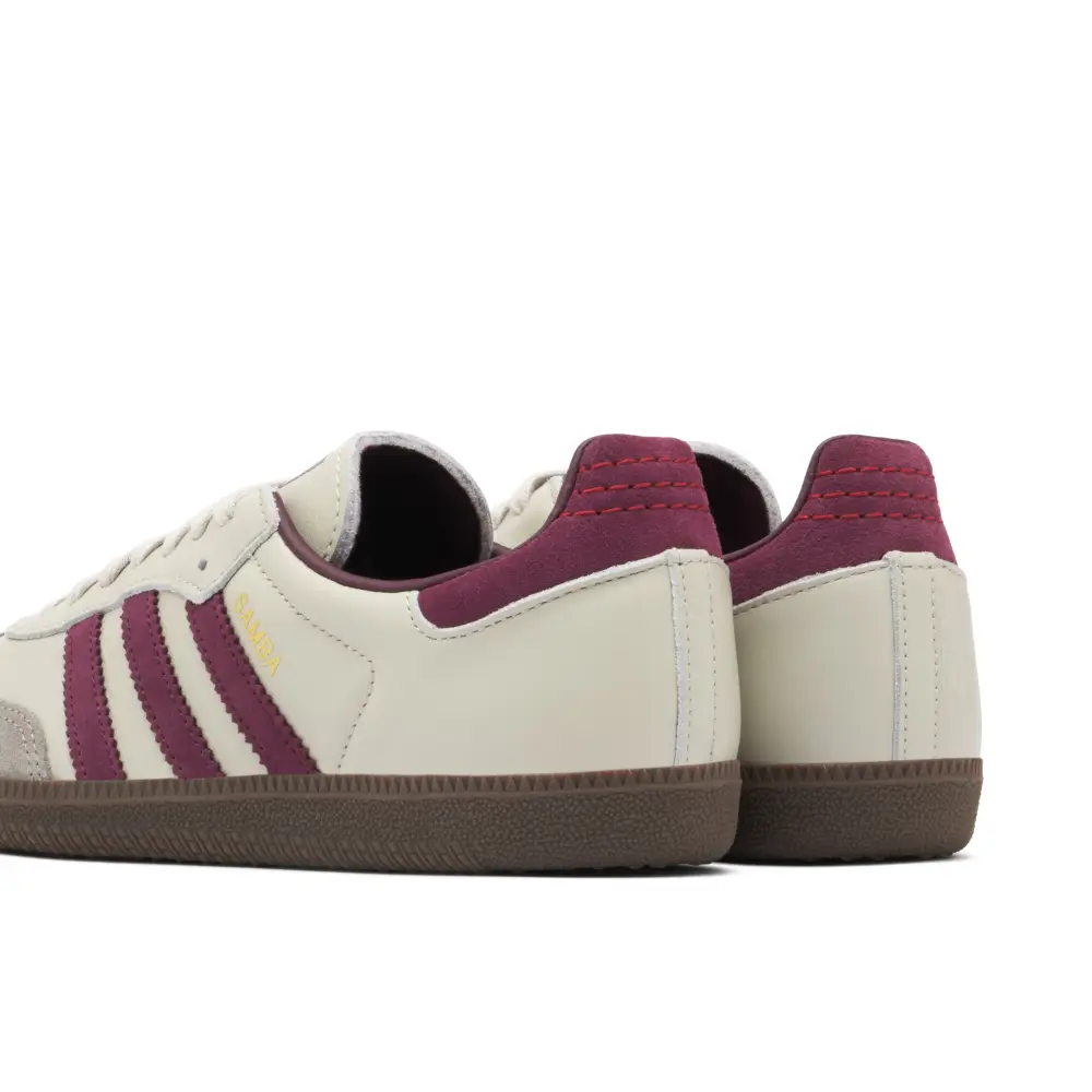 Adidas Samba OG Putty Grey Maroon 