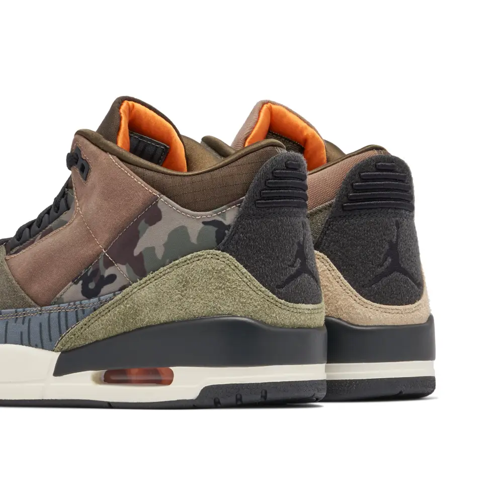 Air Jordan 3 Camo Green Brown 