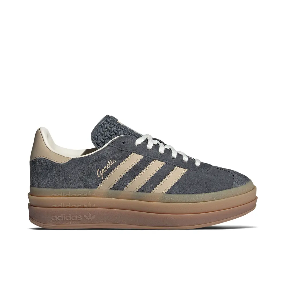 adidas Gazelle Bold Grey Magic Beige Gum Womens 