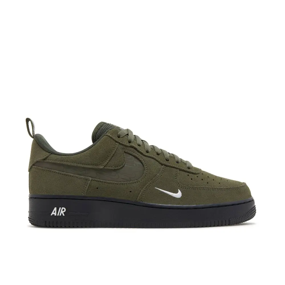 Nike Air Force 1 07 LV8 Reflective Swoosh Cargo Khaki 