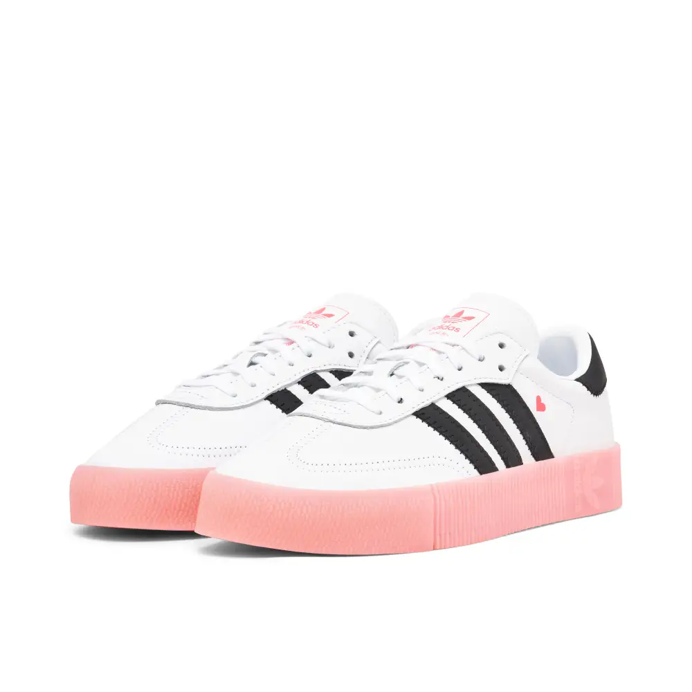 adidas Sambarose White Core Black Pink