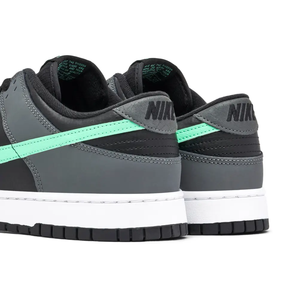 Nike Dunk Low Black Green Glow