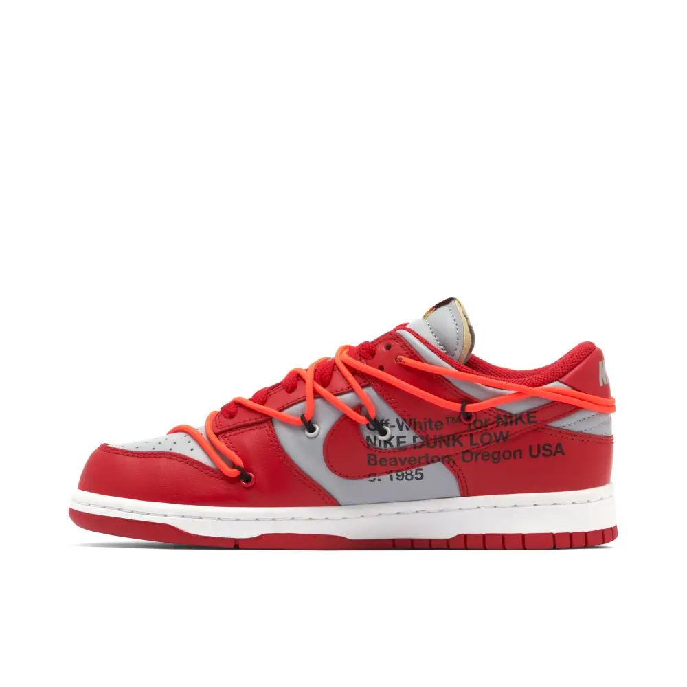 Off-White x Nike SB Dunk Low Red 