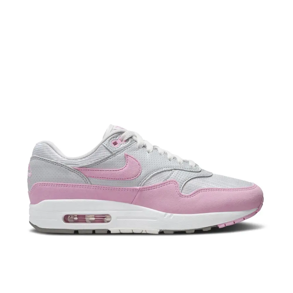 Nike Air Max 1 '87 Metallic Platinum Pink Rise Womens 7C6EB492