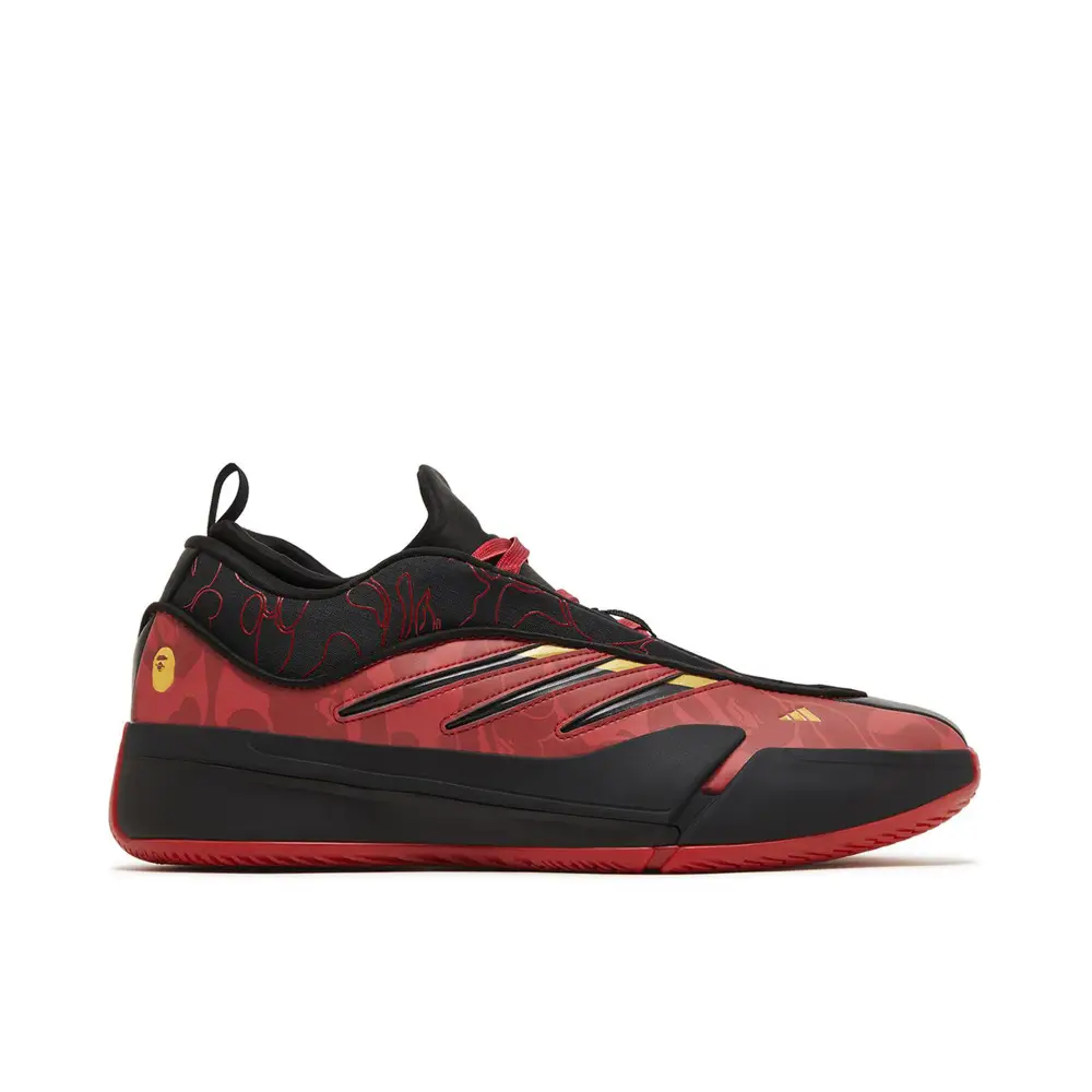 Adidas Dame 9 Bape Black Red 2339E5285