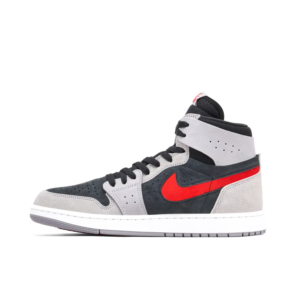 Air Jordan 1 High Zoom Air CMFT 2 Grey Fire Red 