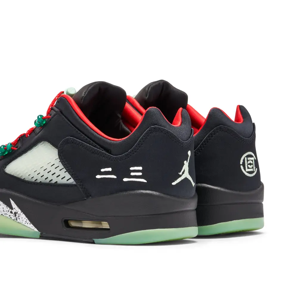 CLOT x Air Jordan 5 Low Black 