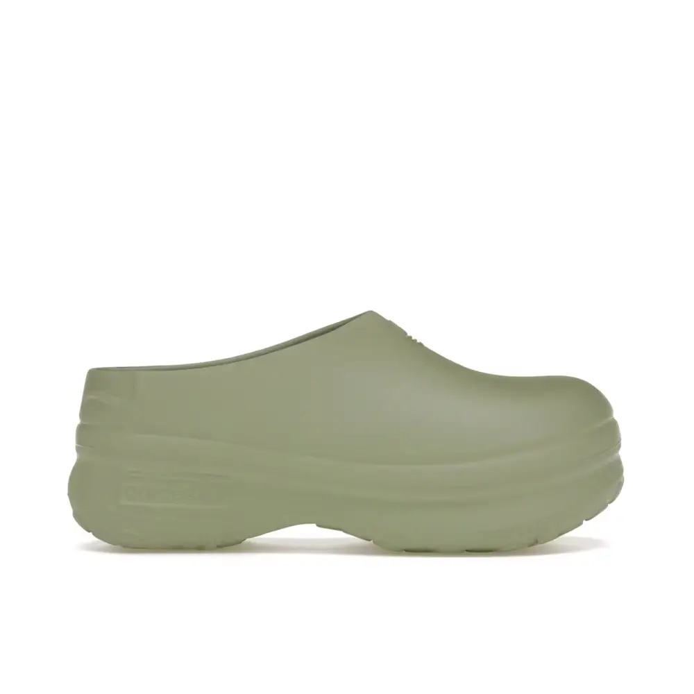 Adidas adiFOM Stan Smith Mule Silver Green Womens 