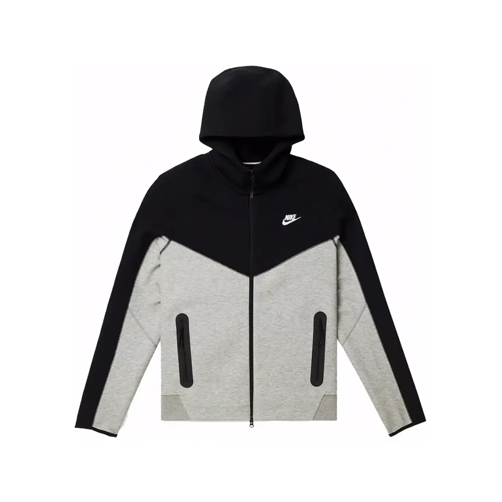 Nike Sportswear Tech Fleece Windrunner Full-Zip Hoodie Dark Grey Heather/Black/White BB664673