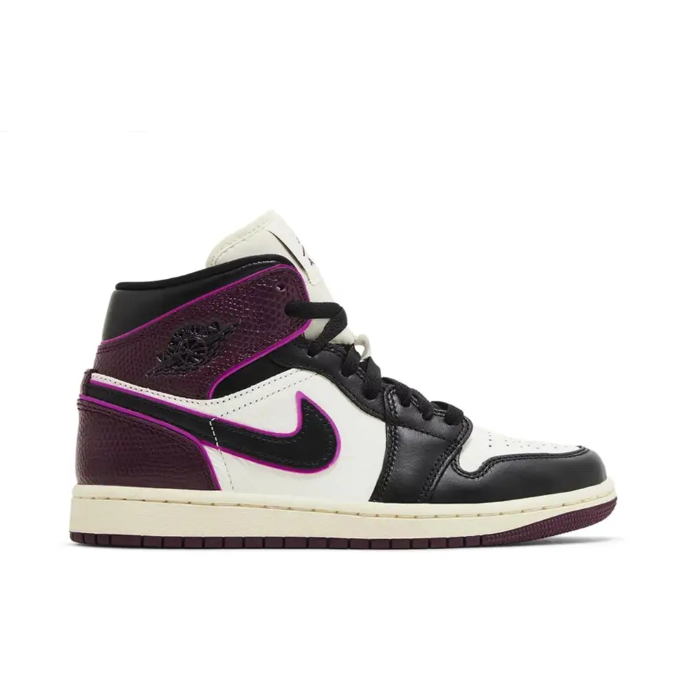 Air Jordan 1 Mid SE Bordeaux Womens 